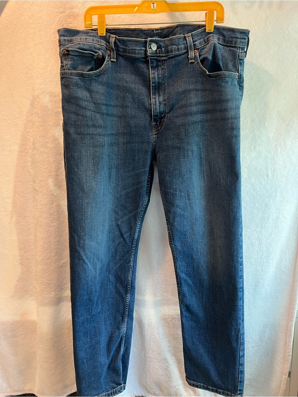 Levi 502 Dark Blue Slim Straight Jeans